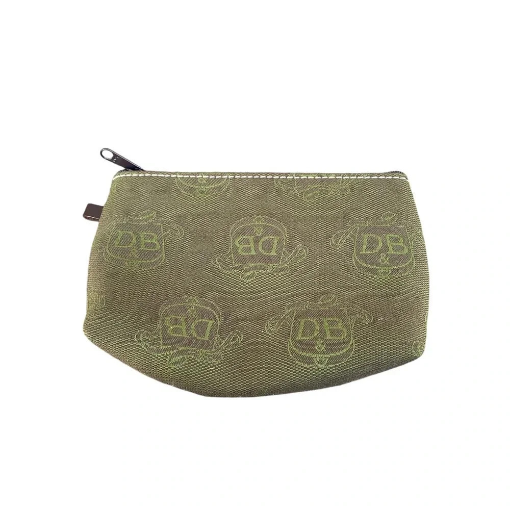 Dooney & Bourke canvas green pouch small